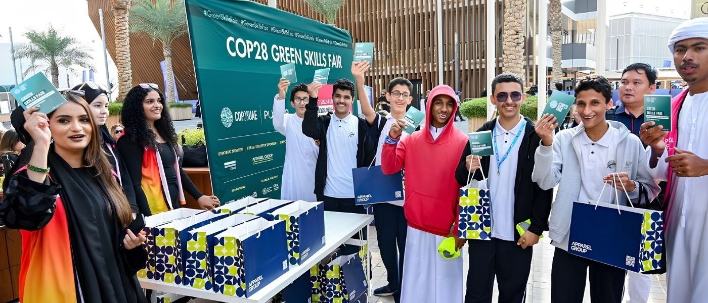 COP28 Green Skills Fair, brand campaign flagship