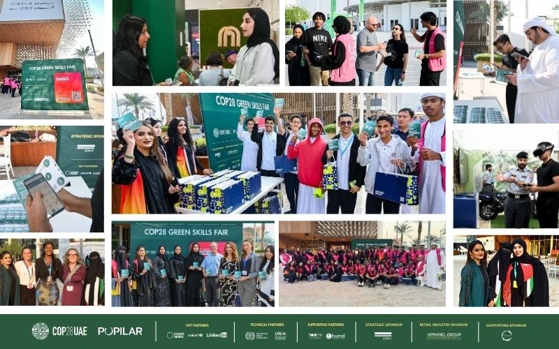 COP28 Green Skills Fair, skills awareness drive